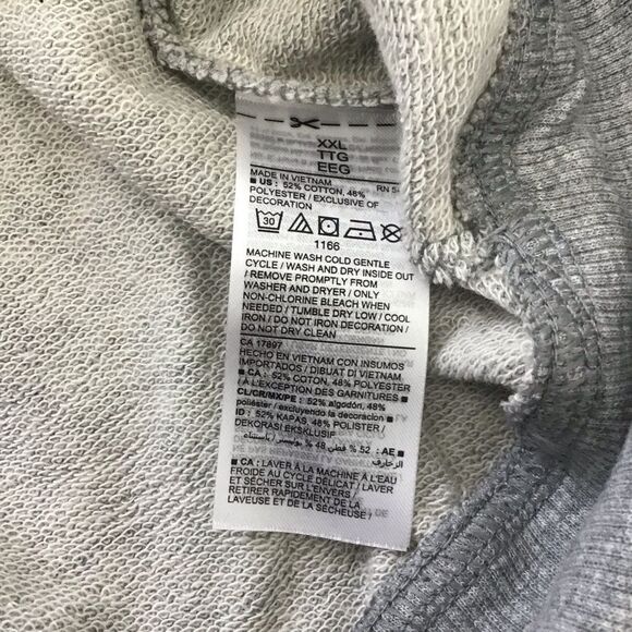 BOXY sweatshirt Retro crop Short sleeve soft Old Navy grey graphic sunshine soul - Picture 6 of 12